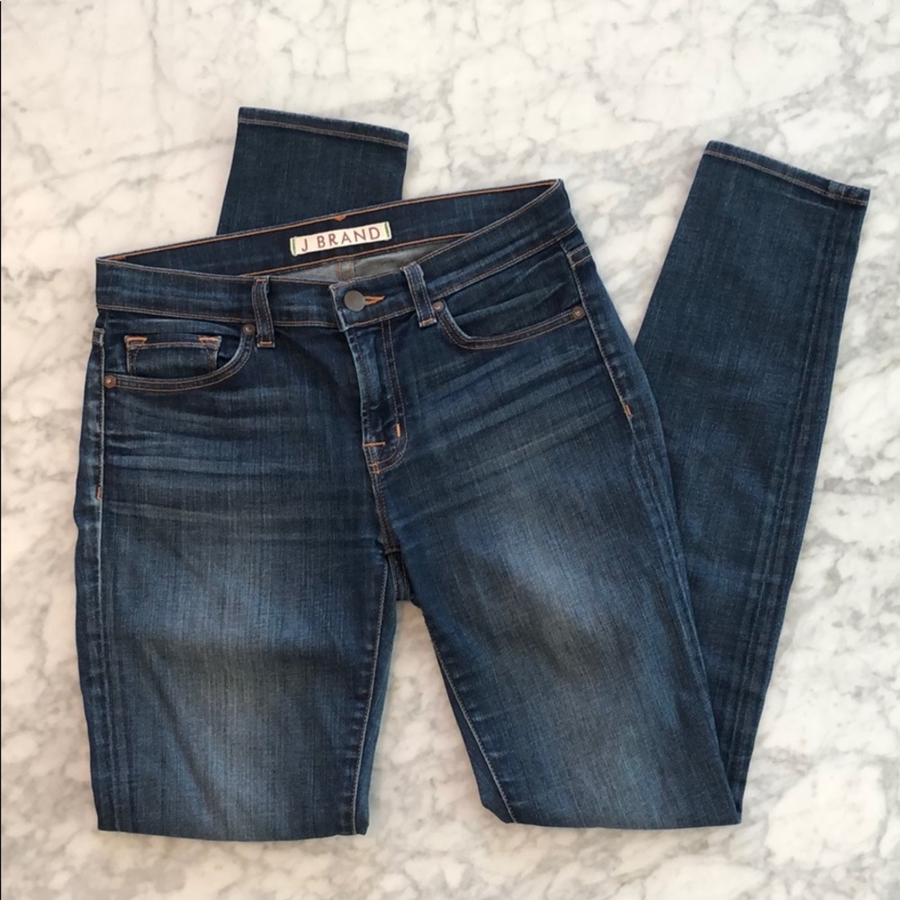 J Brand Skinny Dark Wash Jeans